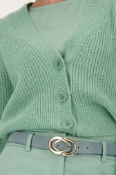 Cardigan en tricot - vert clair de D'Auvry pour Femmes