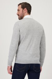 Cardigan fin tricoté gris clair de Dansaert Black pour Hommes
