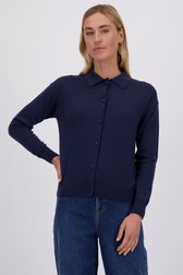 Vidéo de Gilet bleu à col polo de Liberty Island pour Femmes