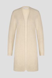 Cardigan long écru de Liberty Island pour Femmes