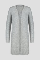 Cardigan long gris clair de Liberty Island pour Femmes