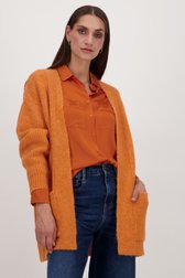 Cardigan orange de D'Auvry pour Femmes