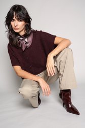 Photo supplémentaire 5 de Cardigan oversize brun bordeaux  de Louise pour Femmes