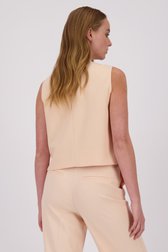 Cardigan sans manches rose saumon  de D'Auvry pour Femmes