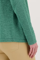 Cardigan vert-bleu finement tricoté de Claude Arielle pour Femmes