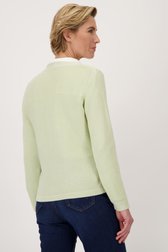 Cardigan vert clair scintillant de Claude Arielle pour Femmes