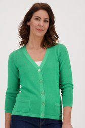 Cardigan vert scintillant de Claude Arielle pour Femmes