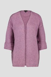 Cardigan violet clair avec laine de More & More pour Femmes