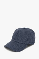 Casquette en laine bleue à motifs fins	 de Derby Sport pour Hommes
