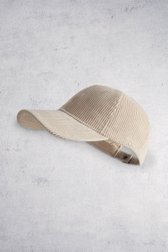 Le dos de Casquette en velours côtelé beige de Opus pour Femmes