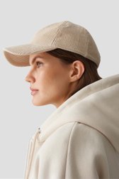 Le devant de Casquette en velours côtelé beige de Opus pour Femmes