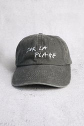 Casquette gris foncé avec imprimé blanc de ONLY & SONS pour Hommes