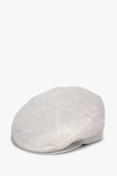 Casquette plate beige de Michaelis pour Hommes
