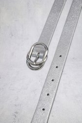Photo produit 1 de Ceinture argentée avec boucle de Libelle pour Femmes