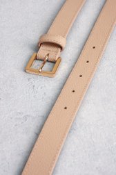 Ceinture beige avec boucle rose de D'Auvry pour Femmes