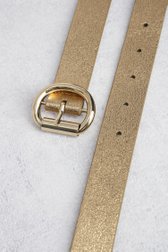Photo produit 1 de Ceinture dorée avec boucle ovale de Liberty Island pour Femmes