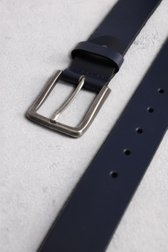 Photo produit 1 de Ceinture en cuir bleu marine de Liberty Island pour Hommes