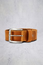 Photo produit 1 de Ceinture en cuir brun foncé avec boucle de Only & Sons pour Hommes