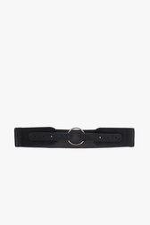 Ceinture en daim noir	 de Louise pour Femmes