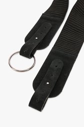 Ceinture en daim noir	 de Louise pour Femmes