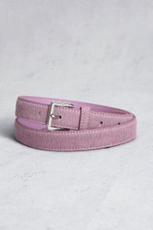 Le devant de Ceinture rose à texture douce de Liberty Island pour Femmes