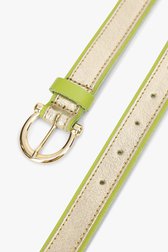 Ceinture vert clair/doré de Liberty Island pour Femmes