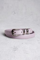 Ceinture violet clair avec boucle gris foncé de Louise pour Femmes