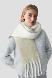 Le devant de Écharpe d’hiver à carreaux vert  de Opus pour Femmes