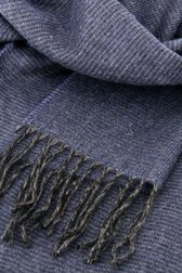 Photo produit 1 de Écharpe d'hiver en bleu foncé et gris de Michaelis pour Hommes