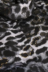 Photo produit 1 de Écharpe noire et blanche à imprimé léopard de Liberty Island pour Femmes