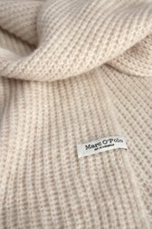 Photo produit 1 de Écharpe tricotée en laine beige clair de Marc O'Polo pour Femmes