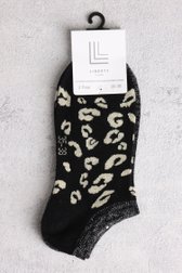 Chaussettes à paillettes et imprimé  - Set de 2 de Liberty Island pour Femmes