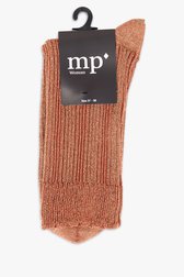 Photo produit 2 de Chaussettes à paillettes marron rouille de MP Denmark pour Femmes