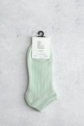 Photo produit 1 de Chaussettes basses blanches et vertes - 2 paires de Liberty Island pour Femmes