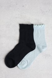 Le devant de Chaussettes basses bleues - 2 paires de Camano pour Femmes