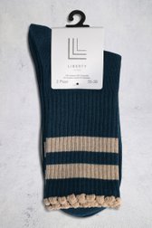 Photo produit 1 de chaussettes beiges/vertes de Liberty Island pour Femmes