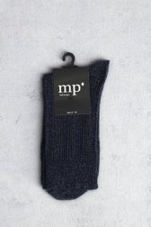 Photo produit 1 de Chaussettes bleue foncé à paillettes de MP Denmark pour Femmes
