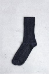 Le devant de Chaussettes bleue foncé à paillettes de MP Denmark pour Femmes