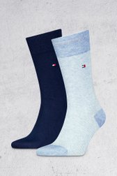Chaussettes bleues - 2 paires de Tommy Hilfiger pour Hommes