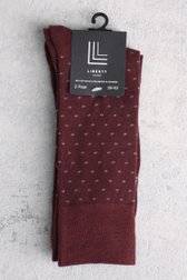 Chaussettes bordeaux - 2 paires de Liberty Island pour Hommes