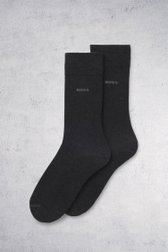 Le devant de Chaussettes hautes grises – lot de 2 paires de Hugo Boss pour Hommes