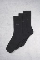 Le devant de Chaussettes hautes grises – lot de 3 paires de Hugo Boss pour Hommes