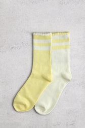 Le devant de Chaussettes jaunes - 2 paires de Liberty Island pour Femmes