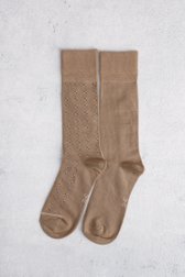 Chaussettes longues beiges - 2 paires de Liberty Island pour Hommes