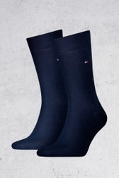 Chaussettes longues bleues - 2 paires de Tommy Hilfiger pour Hommes