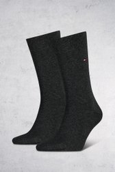 Chaussettes longues grises - 2 paires de Tommy Hilfiger pour Hommes