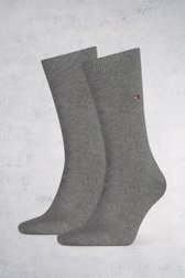 Chaussettes longues grises - 2 paires de Tommy Hilfiger pour Hommes