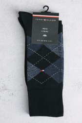Photo produit 1 de Chaussettes longues navy - 2 paires de Tommy Hilfiger pour Hommes