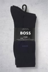 Photo produit 1 de Chaussettes longues unies – 3 paires de Hugo Boss pour Hommes