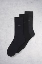 Le devant de Chaussettes longues unies – 3 paires de Hugo Boss pour Hommes